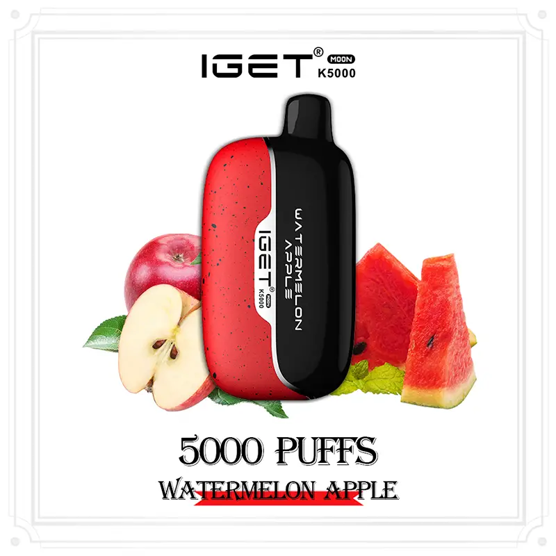 IGET Moon K5000 Puffs - Watermelon Apple - VAPESAU