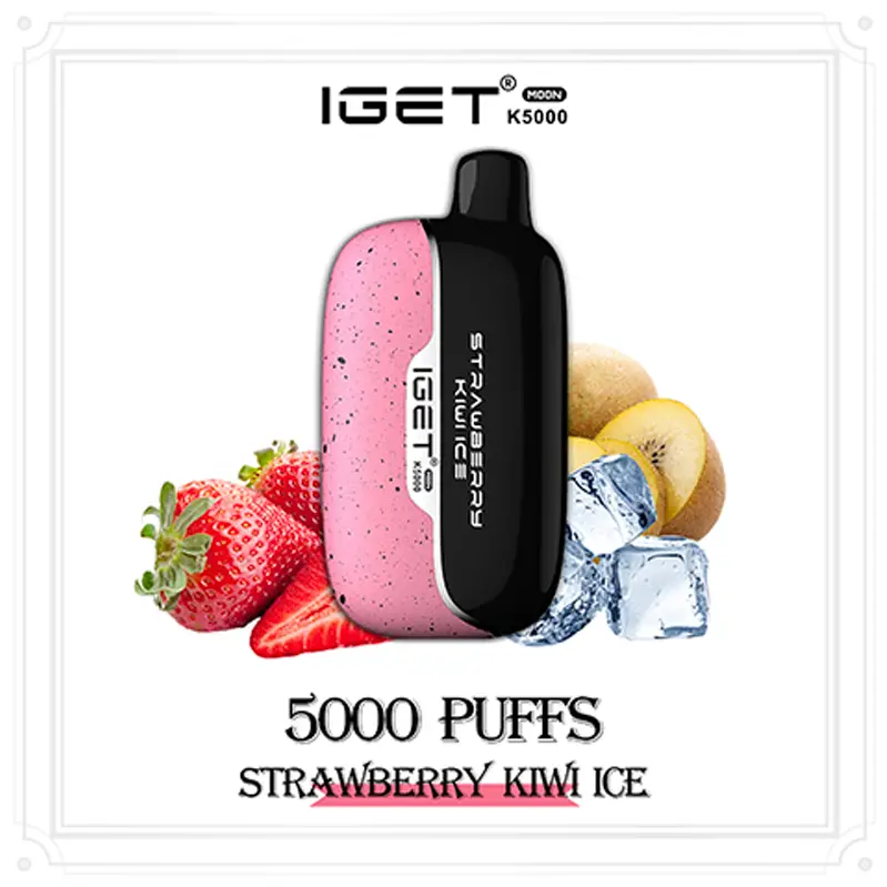 IGET Moon K5000 Puffs - Strawberry Kiwi Ice - VAPESAU