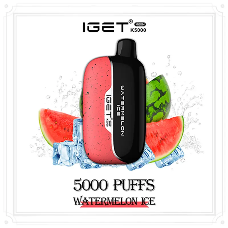 IGET Moon K5000 Puffs - Watermelon Ice - VAPESAU