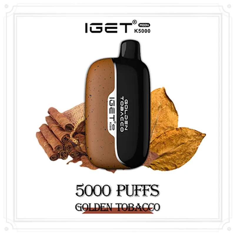 IGET Moon K5000 Puffs - Golden Tobacco - VAPESAU