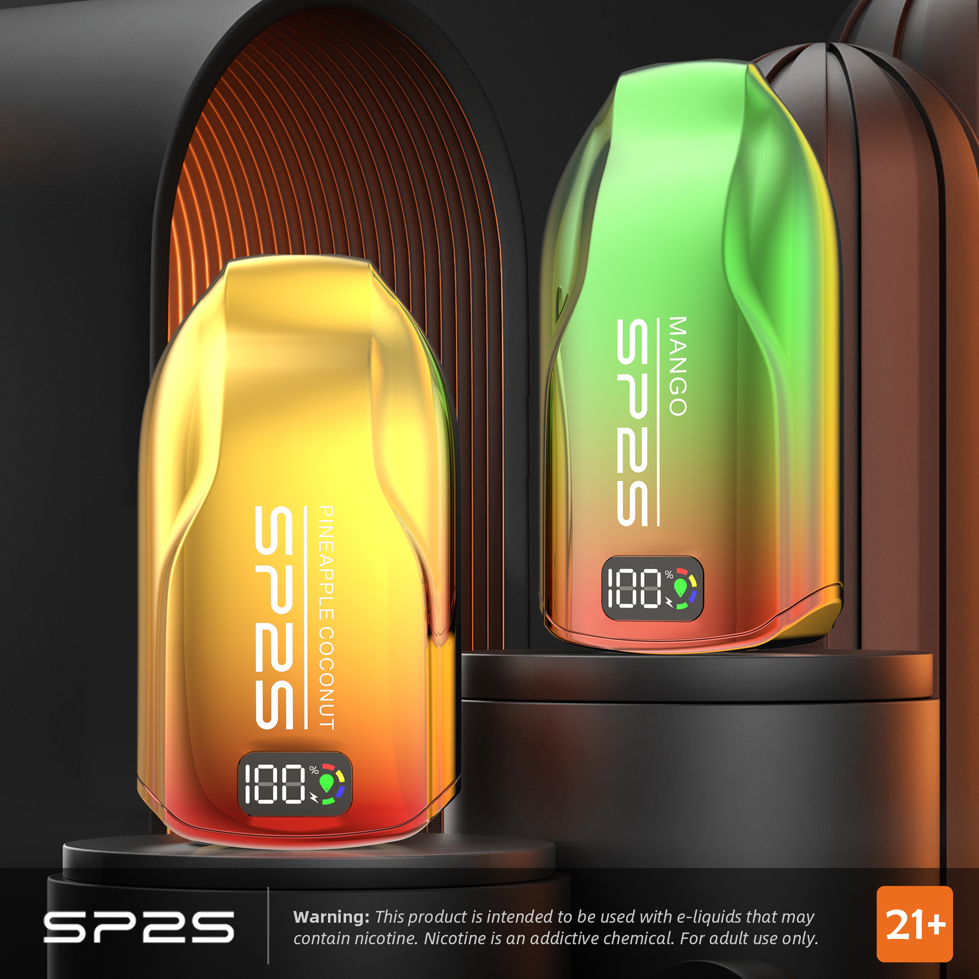 SP2S SUPERSPORT M 12000 Puffs (Digital display Rechargeable) - Passion fruit - VAPESAU