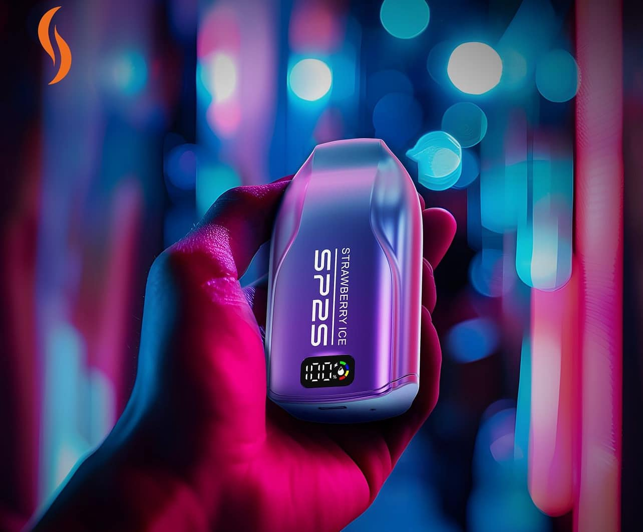 SP2S SUPERSPORT M 12000 Puffs (Digital display Rechargeable) - Passion fruit - VAPESAU