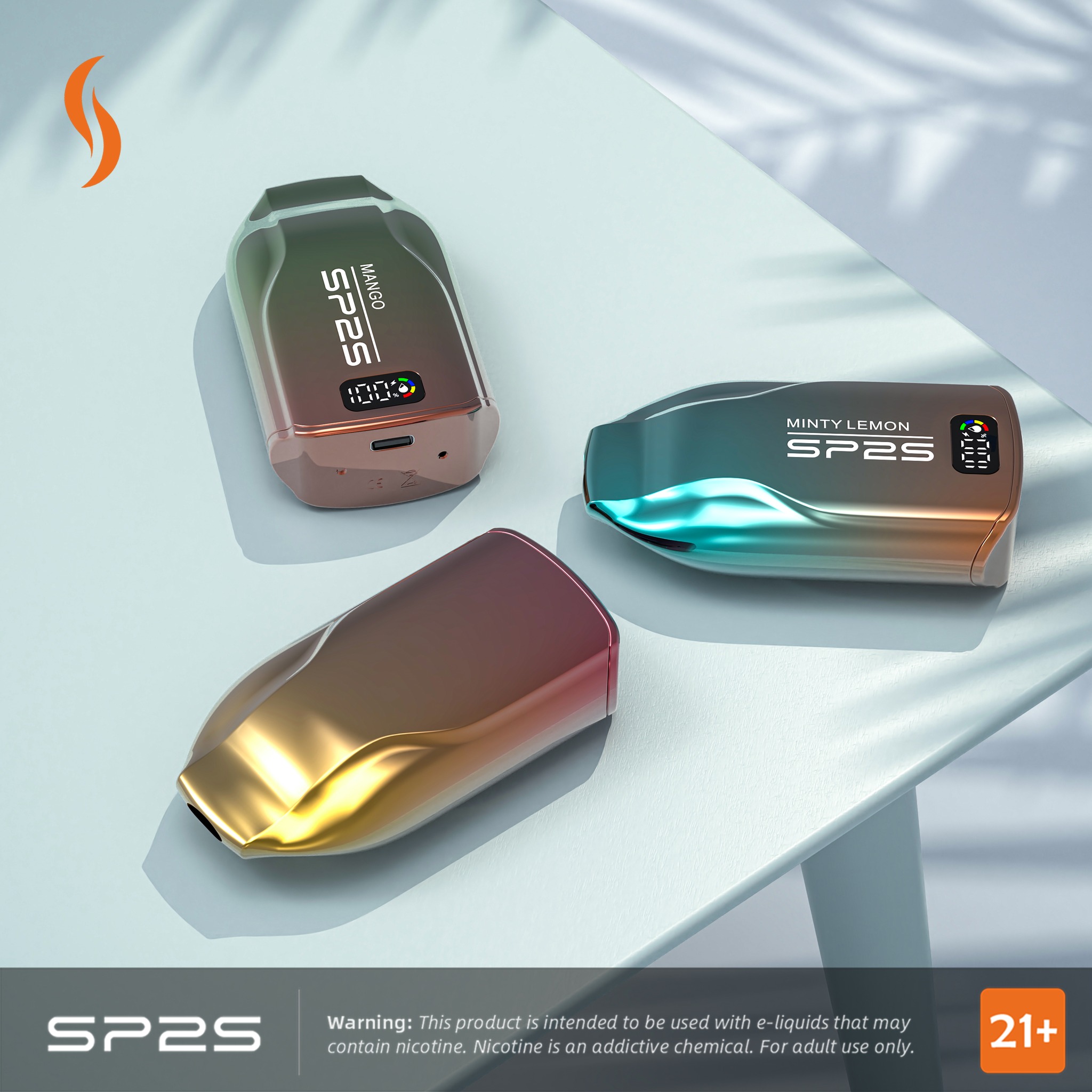 SP2S SUPERSPORT M 12000 Puffs (Digital display Rechargeable) - Passion fruit - VAPESAU
