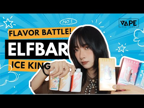 ELFBAR ICE KING 30,000 Puffs Disposable E-cigarette | 5 Adjustable Ice Levels × Ultra-Long Battery Life - VAPESAU