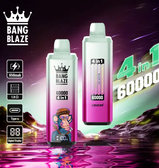 Bang Blaze 60000 Puffs 60k 4 in 1 Smart Screen Disposable Vape Wholesale - VAPESAU