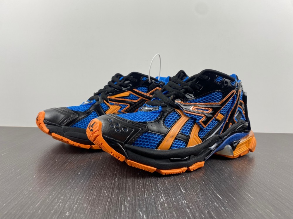 Balenciaga Runner Sneaker Blue Orange