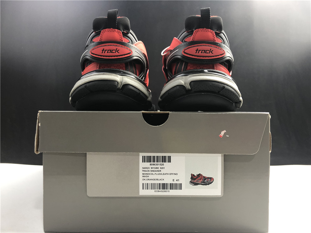 Balenciaga Track Sneaker 'Red Black' - Balenciaga - 542023 W3AD1 6192 - red/grey/black/white