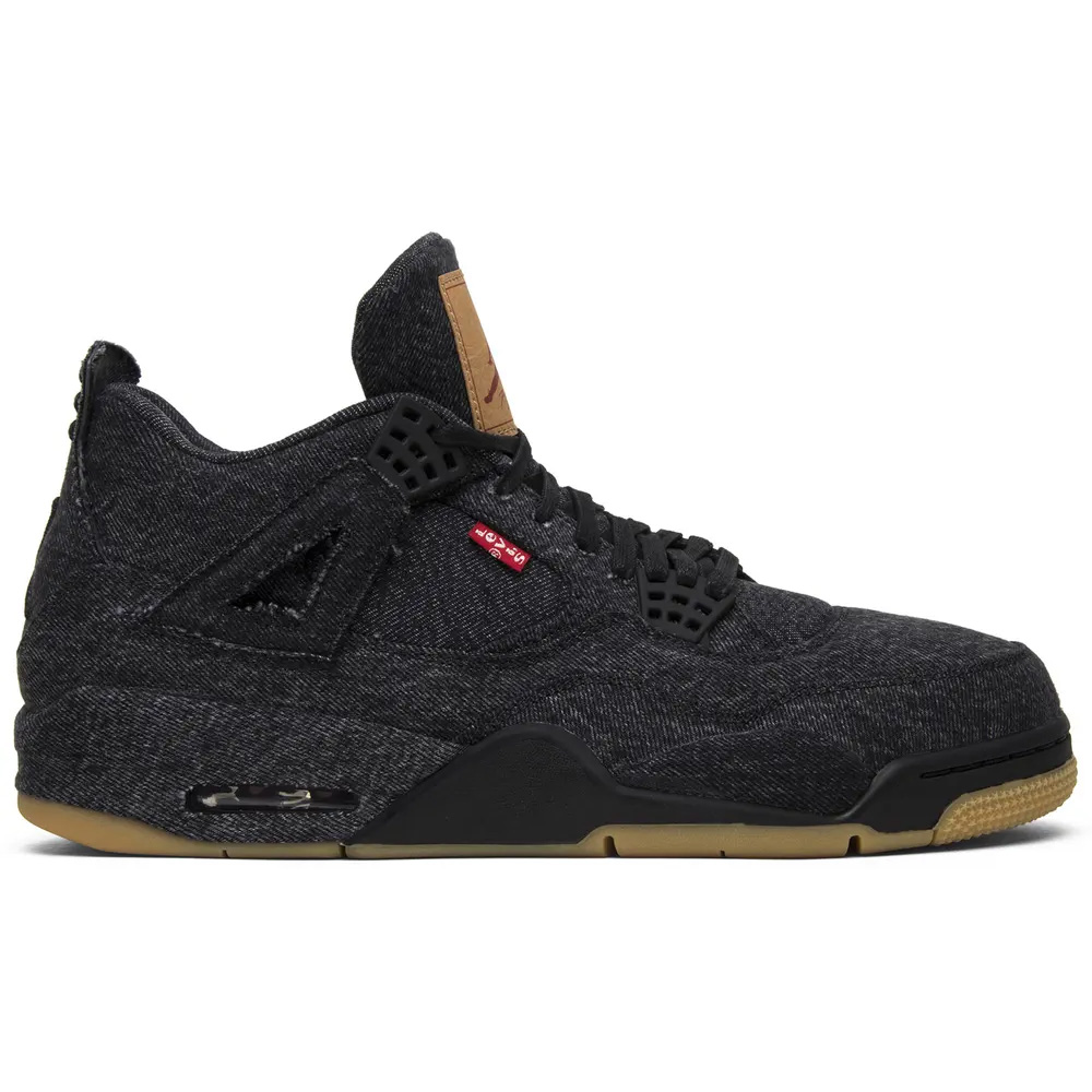 Jordan 4 Retro Levi's Black (Levi's Tag) AO2571 001