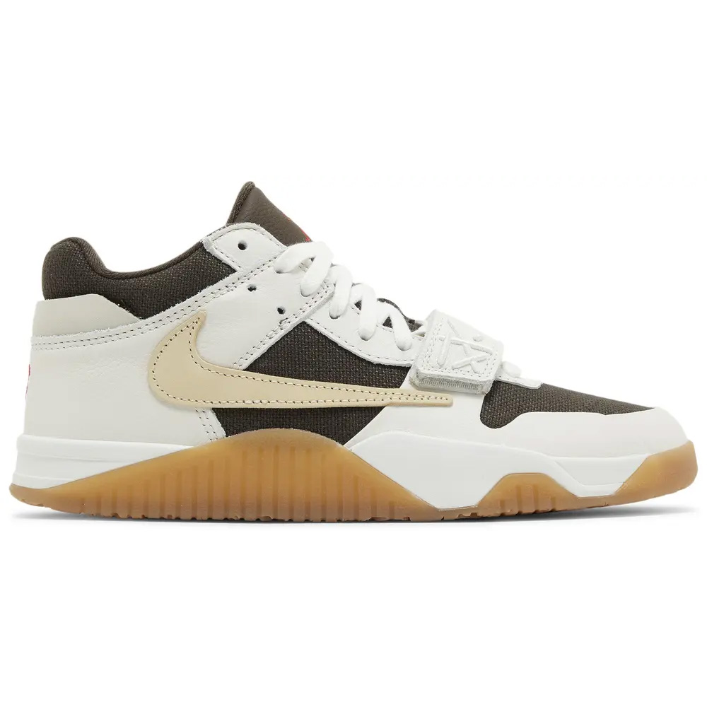 Travis Scott x Jordan Cut The Check New inverted hook White brown burnt yellow FZ8117-100