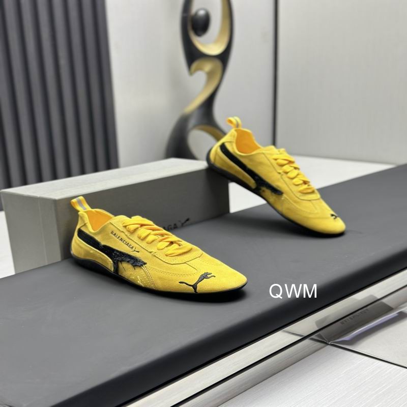 Balenciaga x Puma Speedcat Suede Distressed Yellow Black