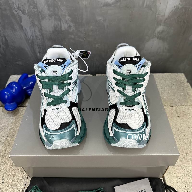 Balenciaga Runner White Green Blue