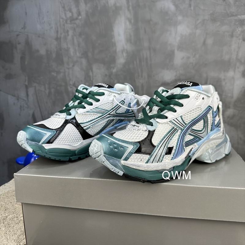 Balenciaga Runner White Green Blue