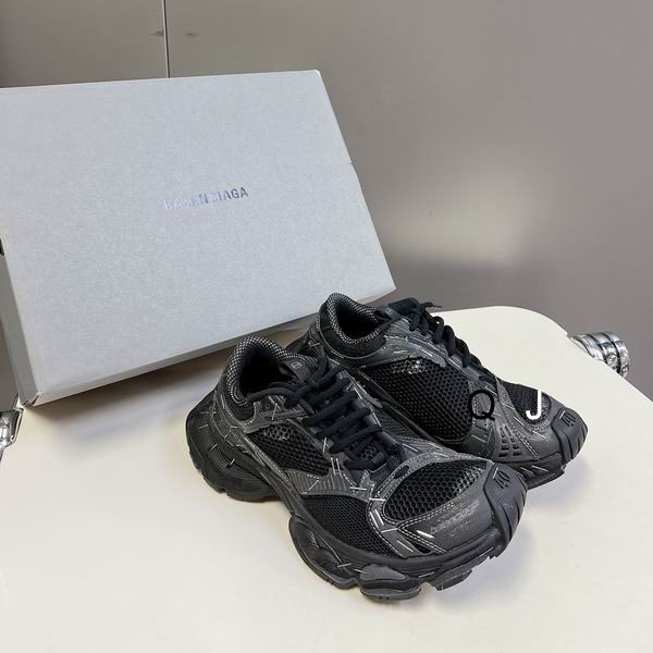 Balenciaga Black Stapler Sneakers for Men