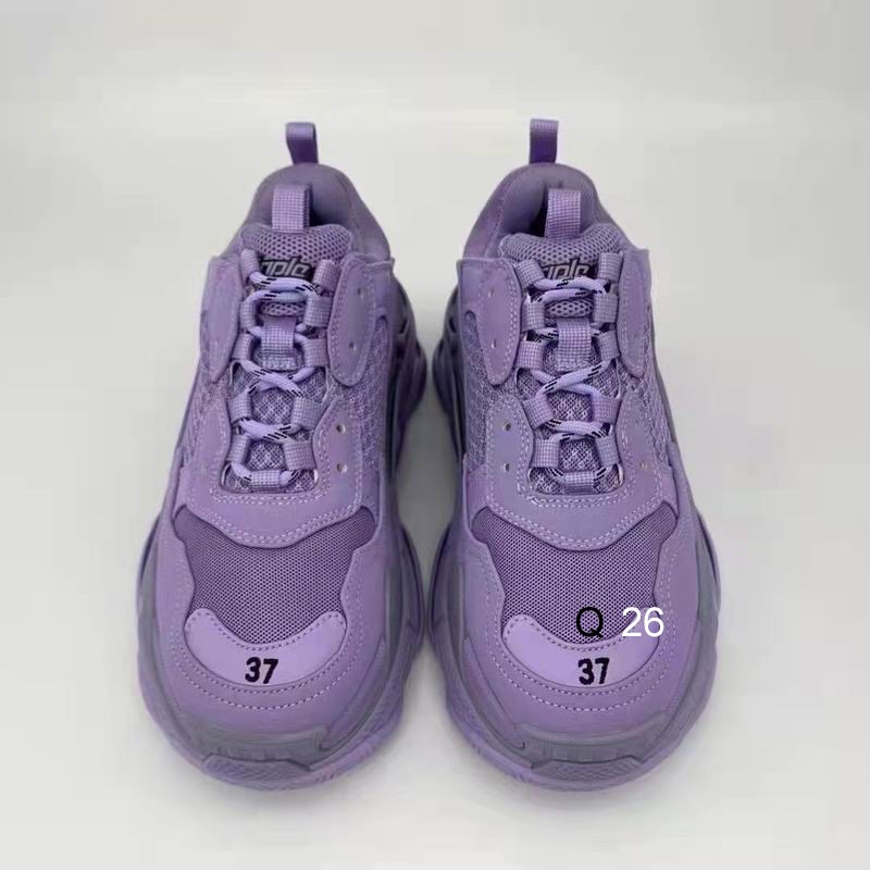 Balenciaga Triple S Clear Sole Deep Purple