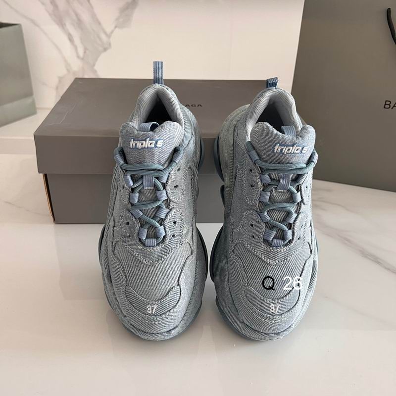 Balenciaga Triple S Dark Grey Rhinstones