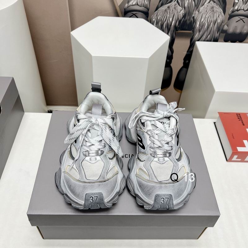 BALENCIAGA 50mm Cargo Nylon & Mesh Sneakers Gray
