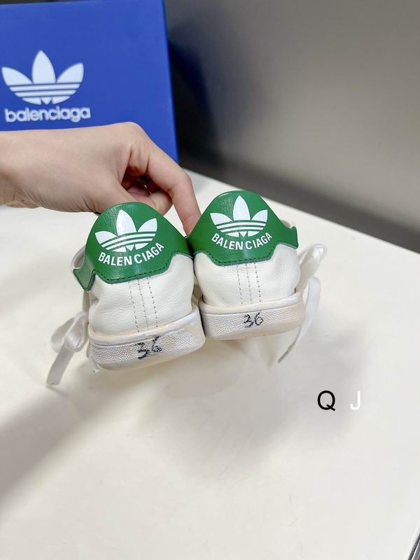 Balenciaga x adidas Stan Smith Core White Green
