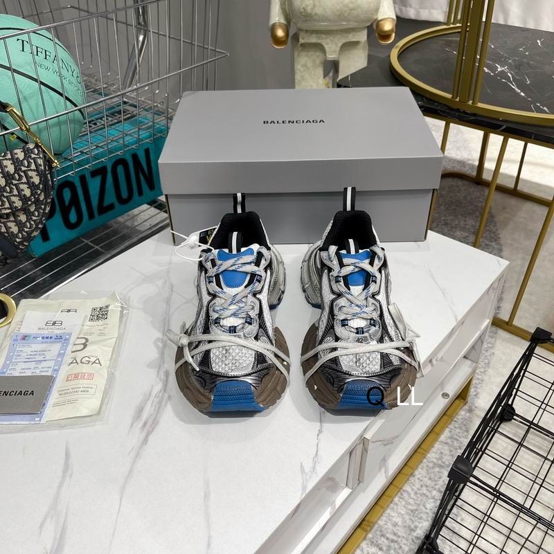 Balenciaga 3XL Grey White Blue