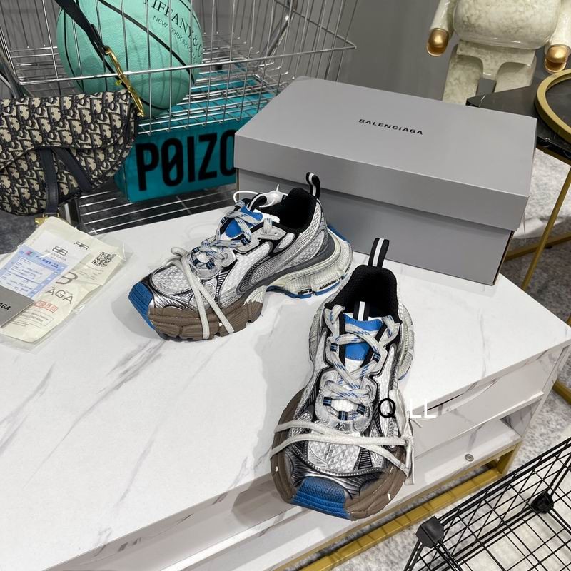 Balenciaga 3XL Grey White Blue