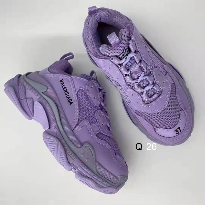 Balenciaga Triple S Clear Sole Deep Purple