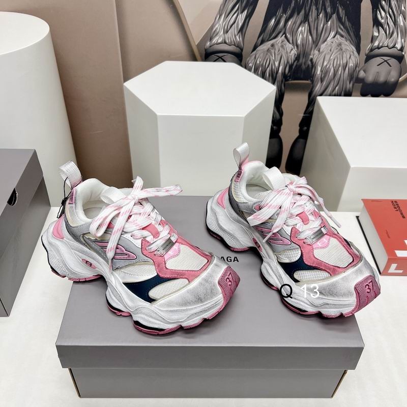 BALENCIAGA 50mm Cargo Nylon & Mesh Sneakers Pink