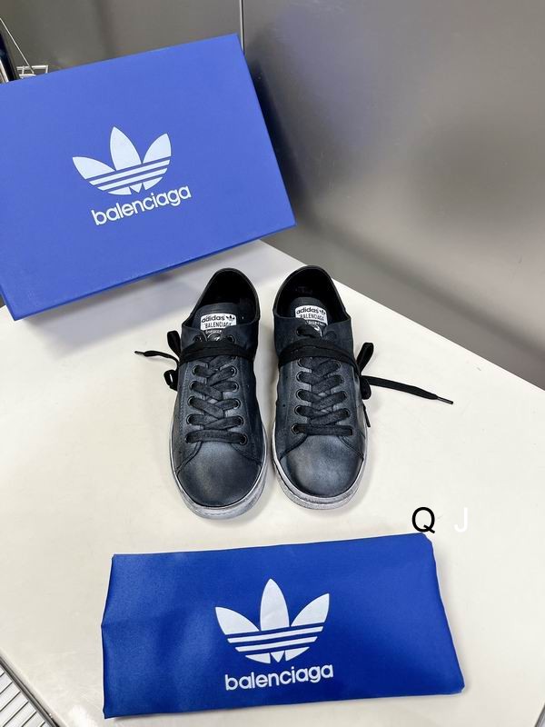 Balenciaga x adidas Stan Smith Worn-Out Black