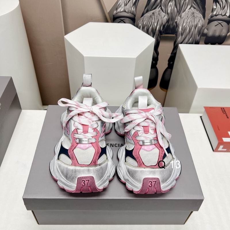 BALENCIAGA 50mm Cargo Nylon & Mesh Sneakers Pink
