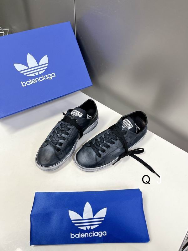 Balenciaga x adidas Stan Smith Worn-Out Black
