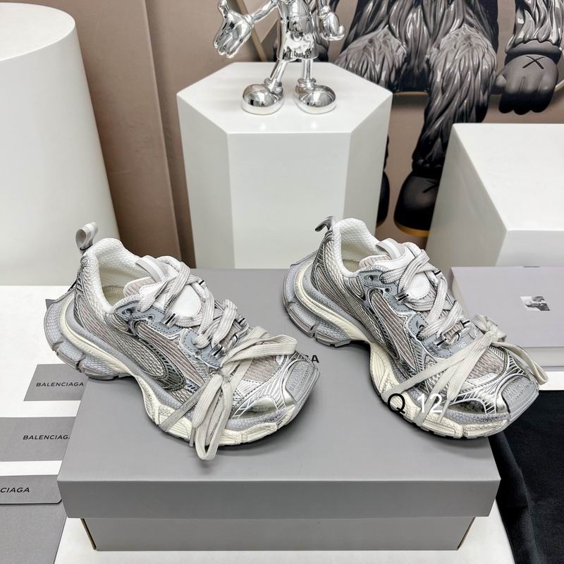 Balenciaga 3XL White Silver Summer Mesh