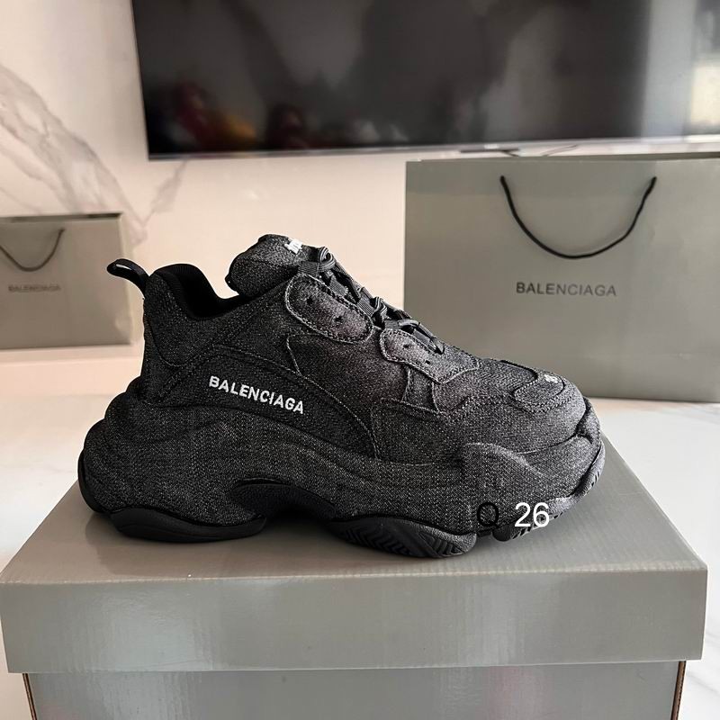 Balenciaga Triple S Black Rhinstones