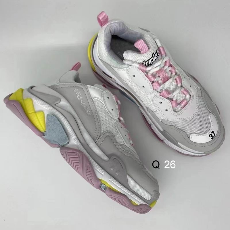 Balenciaga Triple S White Yellow