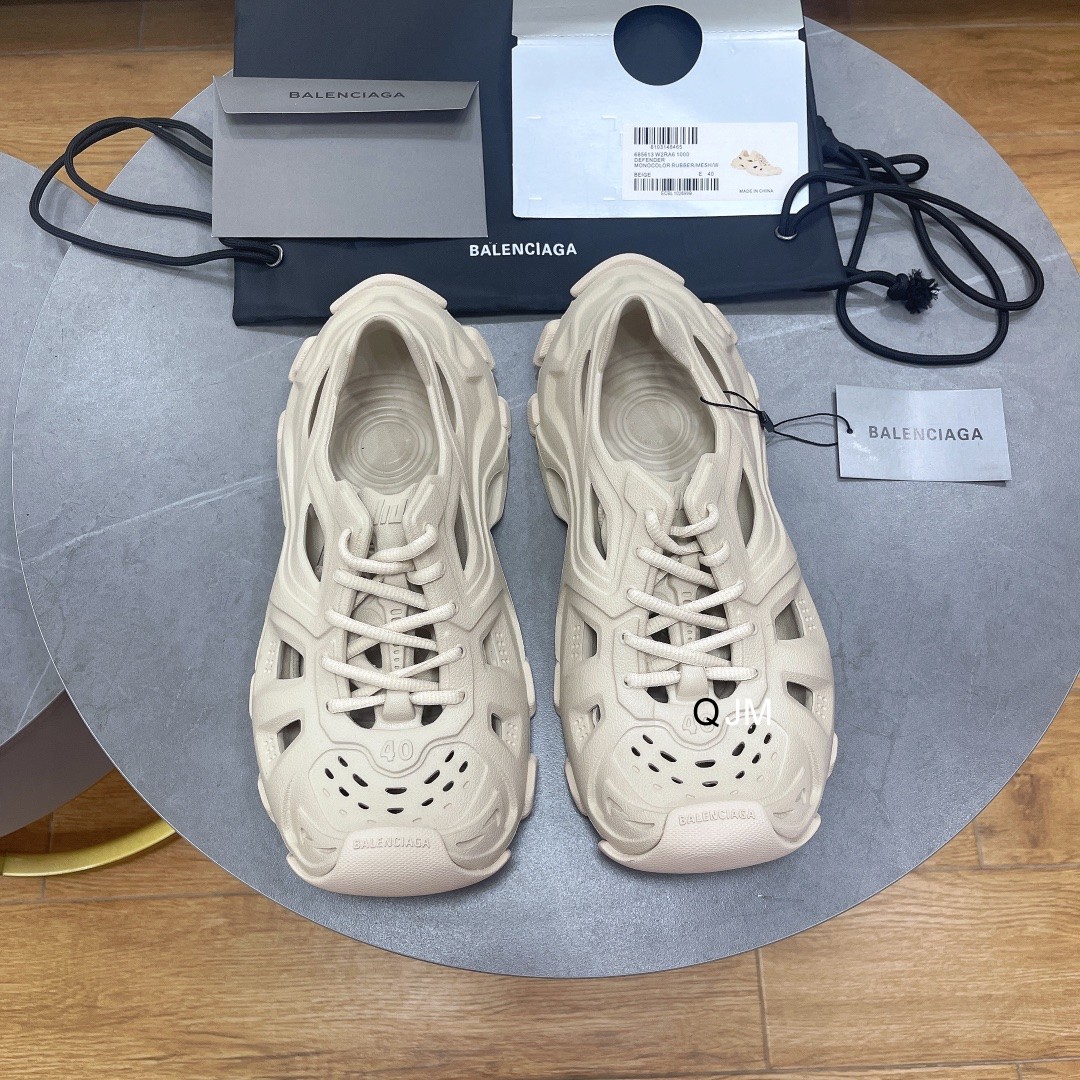 Balenciaga HD Cutout Sneakers White