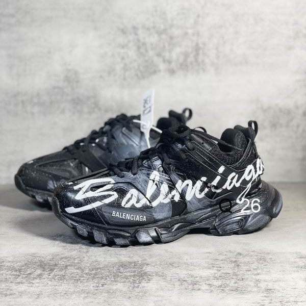Balenciaga Track Clear Sole Black