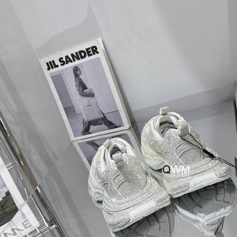 Balenciaga 3XL Light Grey Rhinestones