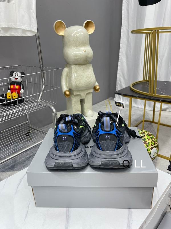 Balenciaga - 3XL Distressed Mesh And Rubber Sneakers