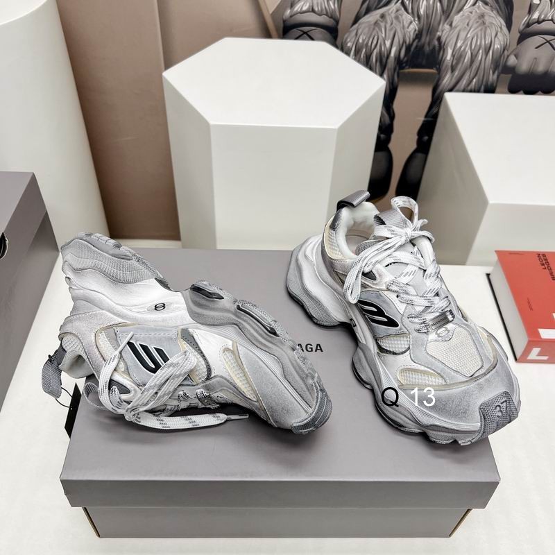 BALENCIAGA 50mm Cargo Nylon & Mesh Sneakers Gray
