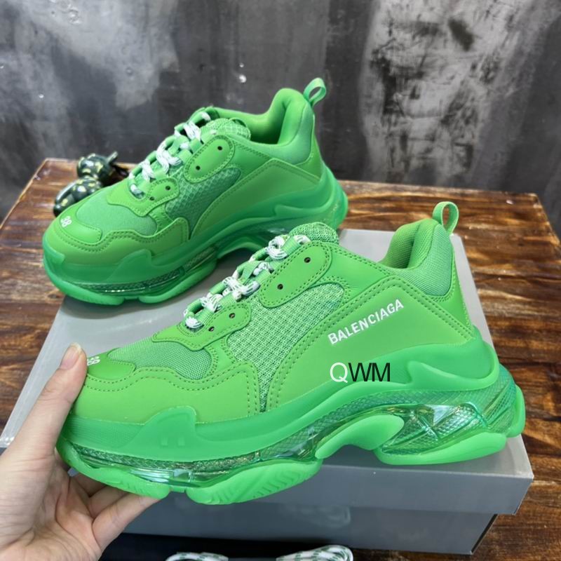 Balenciaga Triple S Soft Neon Green Clear Sole