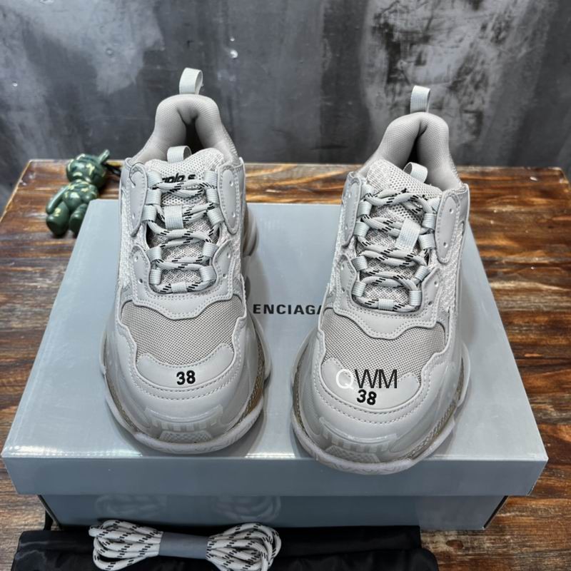 Balenciaga Triple S White Tan