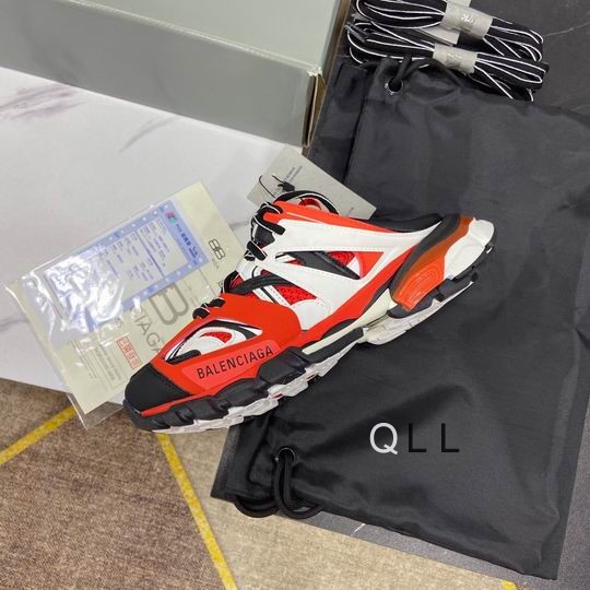 Balenciaga Track Mule Red White