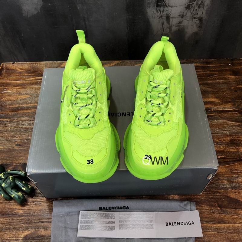 Balenciaga Triple S Clear Sole Fluo Yellow