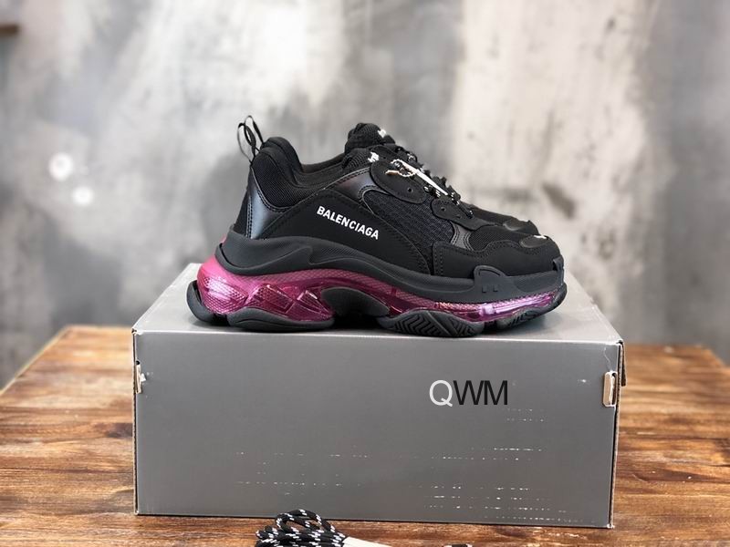 Balenciaga Triple S Clear Sole Neon Pink