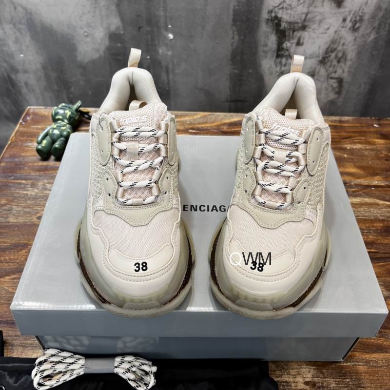 Balenciaga Triple S Clear Sole Beige