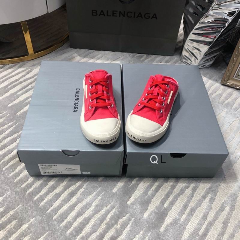 Balenciaga Paris Mule Red