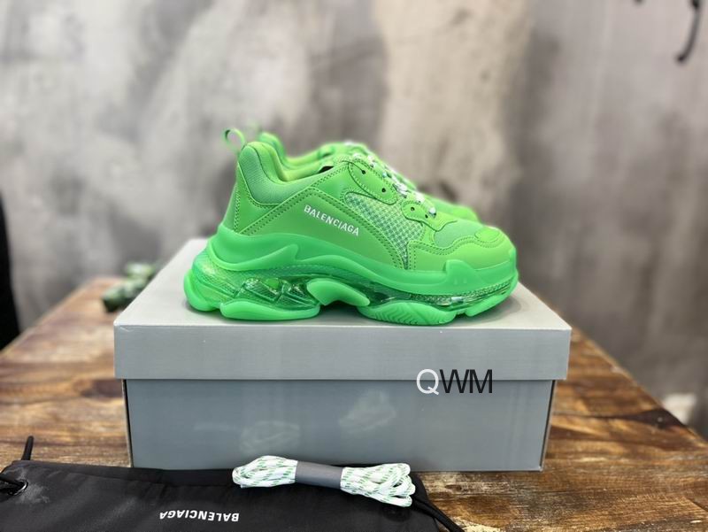 Balenciaga Triple S Soft Neon Green Clear Sole