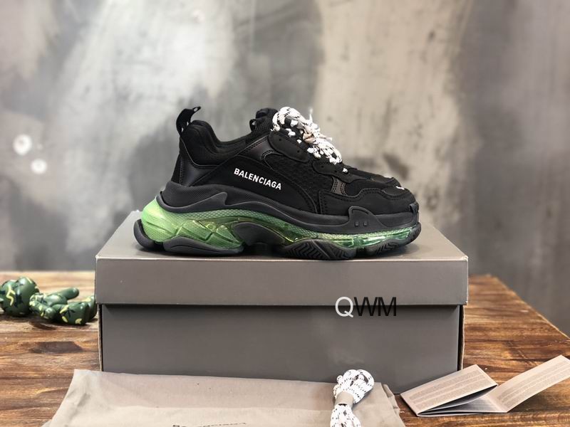Balenciaga Triple S Black Yellow Fluo