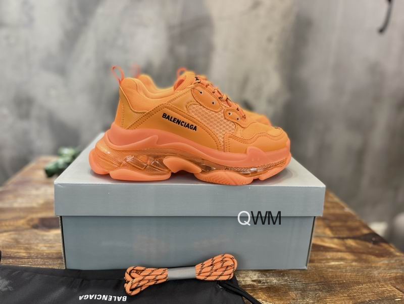 Balenciaga Triple S Clear Sole Orange