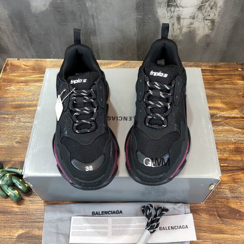 Balenciaga Triple S Clear Sole Neon Pink