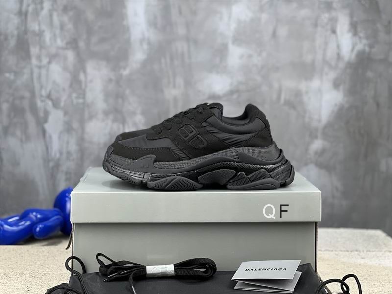 Balenciaga Triple S Nylon Black