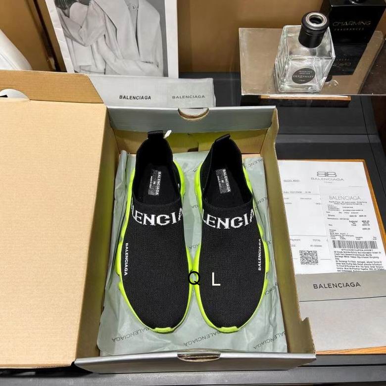 Balenciaga Speed Trainer Black Yellow