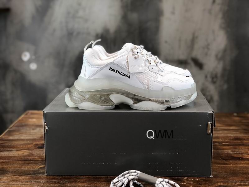 Balenciaga Triple S Clear Sole White